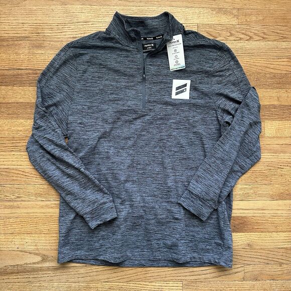 Hurley Large Bootcamp Athletic Performance Stretch Ultra Soft New1/4 Zip New - Picture 1 of 11